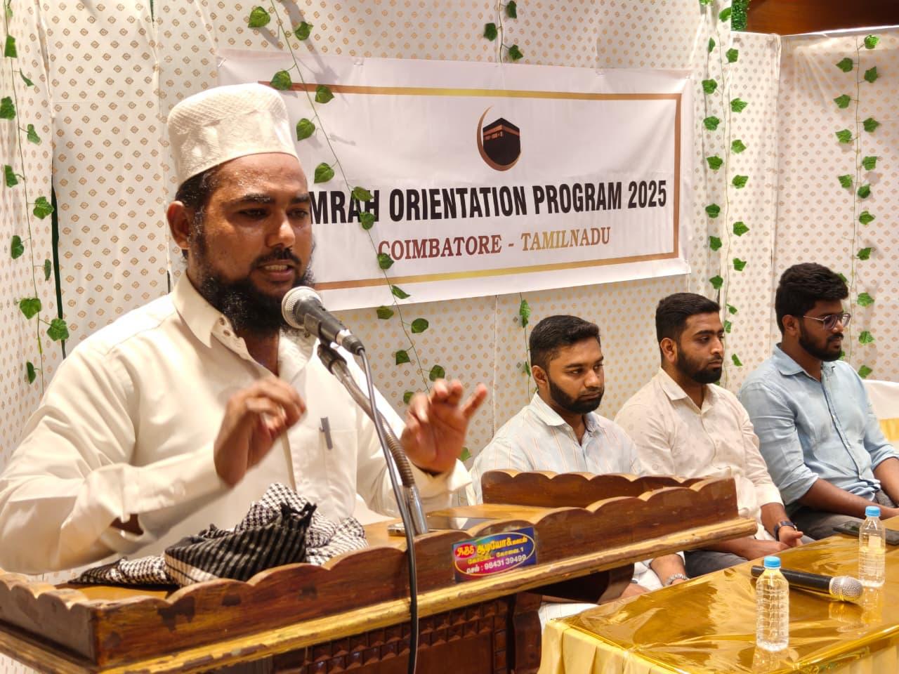 Umrah orientation program in Coimbatore hosted by Aqsa International